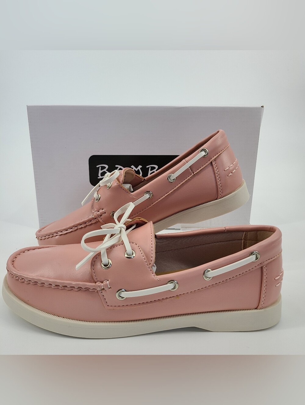 Bamboo Pink Boat Shoes For Women Size 8